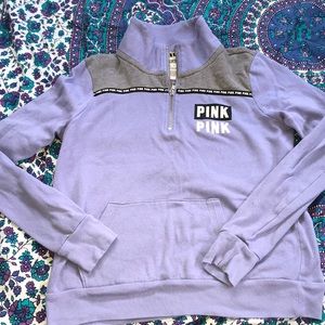 PINK half zip